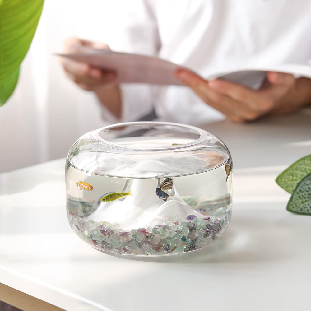 T4U crystal chips aquarium gravel rocks add color to fish bowls
