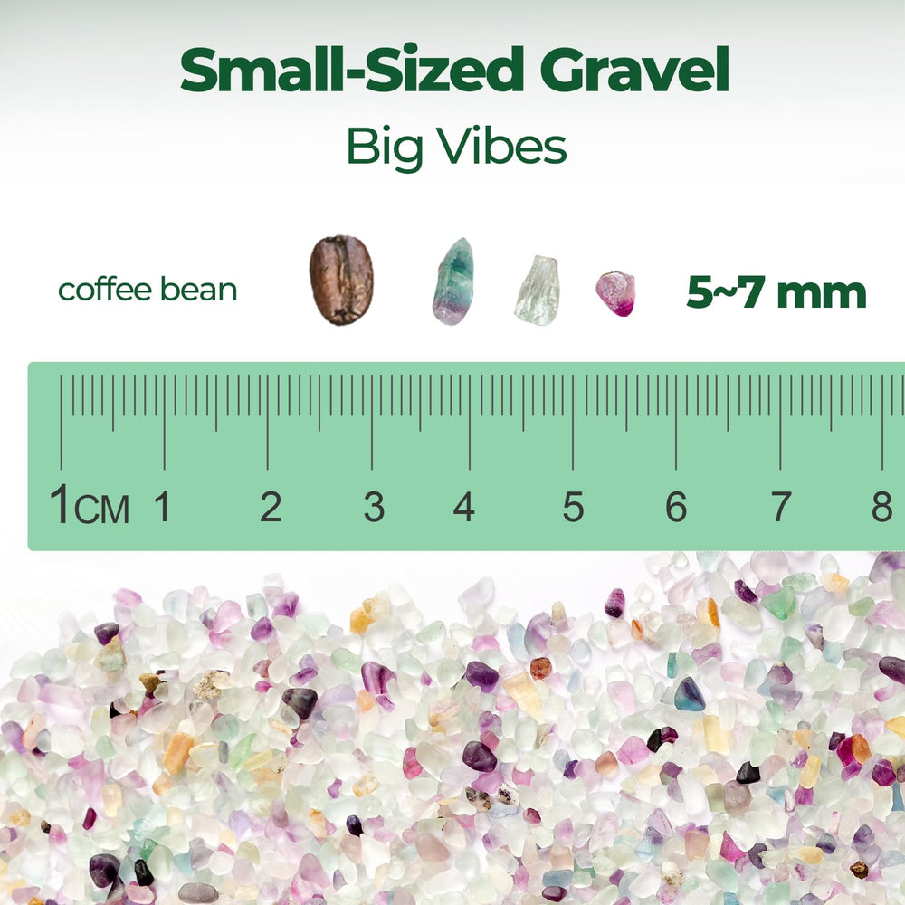 T4U crystal chips for crafts with multicolored meanings for DIY decor and wish jars