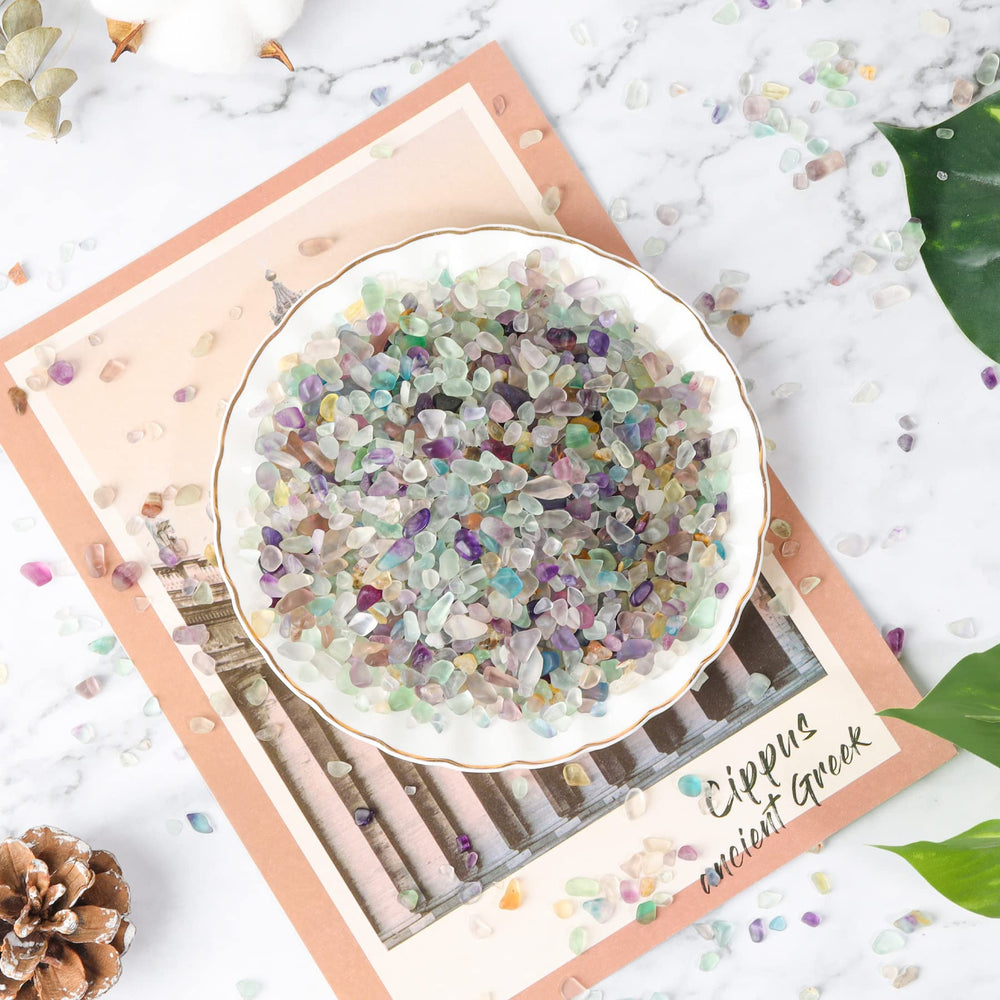 T4U crystal chips mix of colors as vase filler and table decor