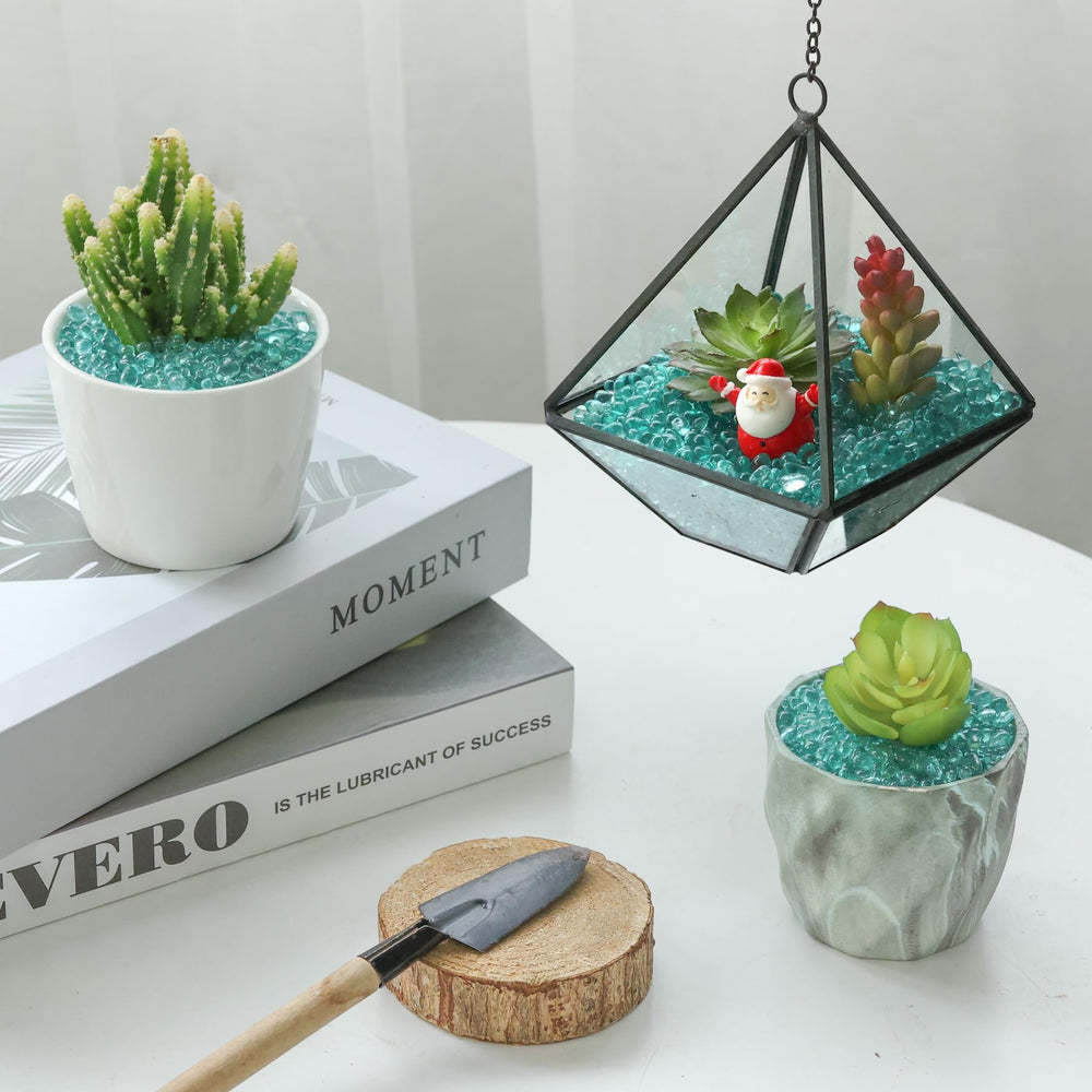 T4U vase filler rocks green table decor accent.