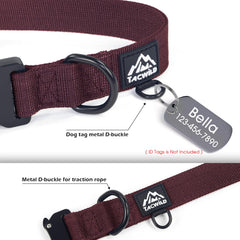 Adjustable Tacwild collar to fit medium and large dogs securely.