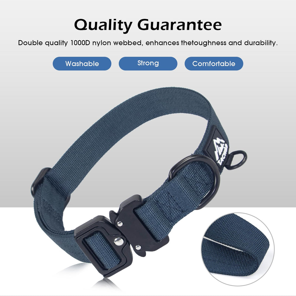 Tacwild training and walking collar built for outdoor activities and durability.