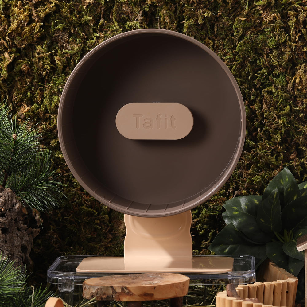 Tafit hamster wheel ABS running tray is chew-resistant and durable.