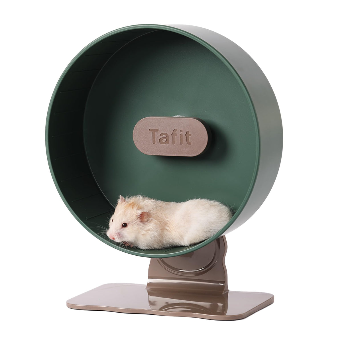 Tafit Quiet Hamster Wheel 10.2-inch provides ample running space for comfortable exercise.
