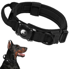 Taghelp AirTag Dog Collar with integrated holder keeps Airtag secure on daily walks.
