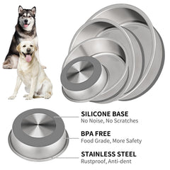 Taglory 84oz large dog bowls designed for big breeds and easy refills