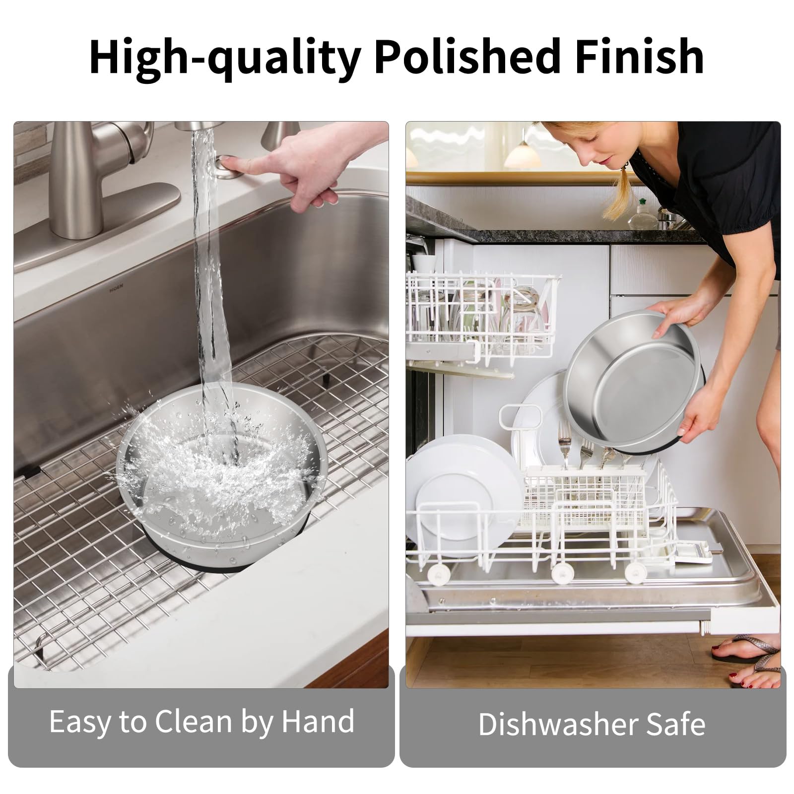 Taglory dishwasher-safe dog bowls for easy cleanup after meals