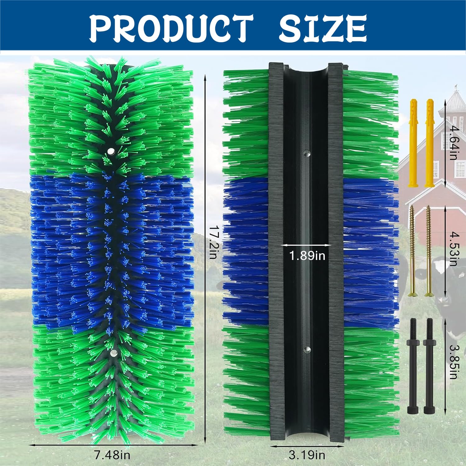 TAGYSH heavy-duty brush demonstrates weather-resistant design for outdoor use