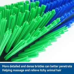 TAGYSH brush close-up shows sturdy bristles for self-grooming