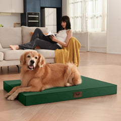 Tail Stories bed featuring portable side handles for easy transport