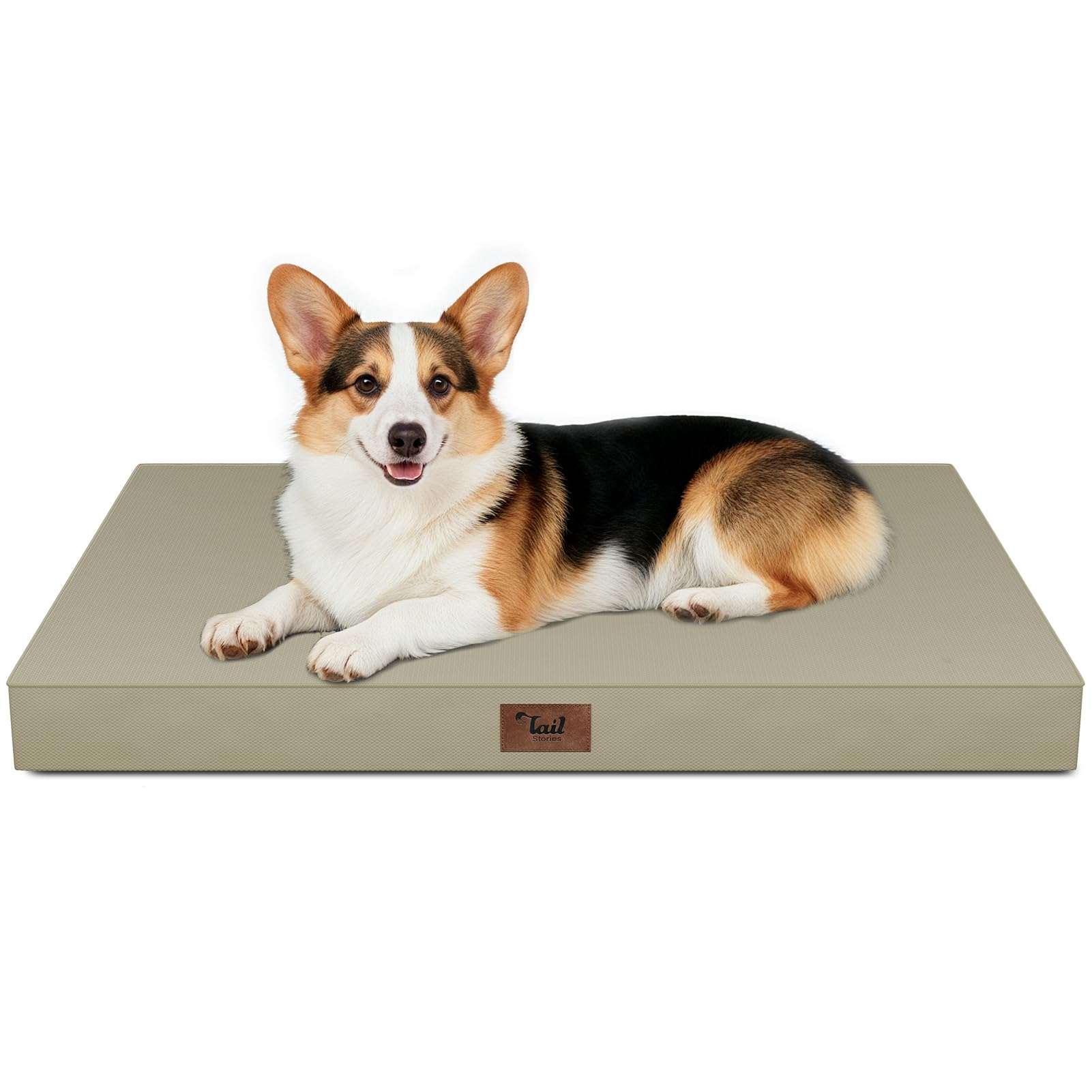 Tail Stories large outdoor dog bed with waterproof Oxford cover for outdoor use