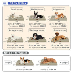Tail Stories orthopedic egg-crate foam provides support for large dogs