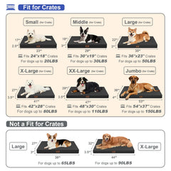 Orthopedic egg-crate foam inside the Tail Stories bed providing support