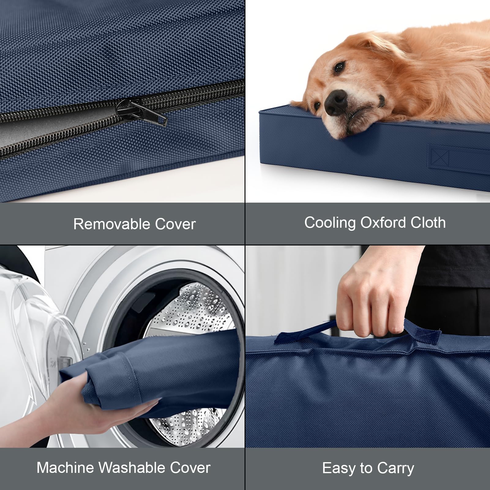 Tail Stories 600D Oxford fabric stands up to spills and daily use.