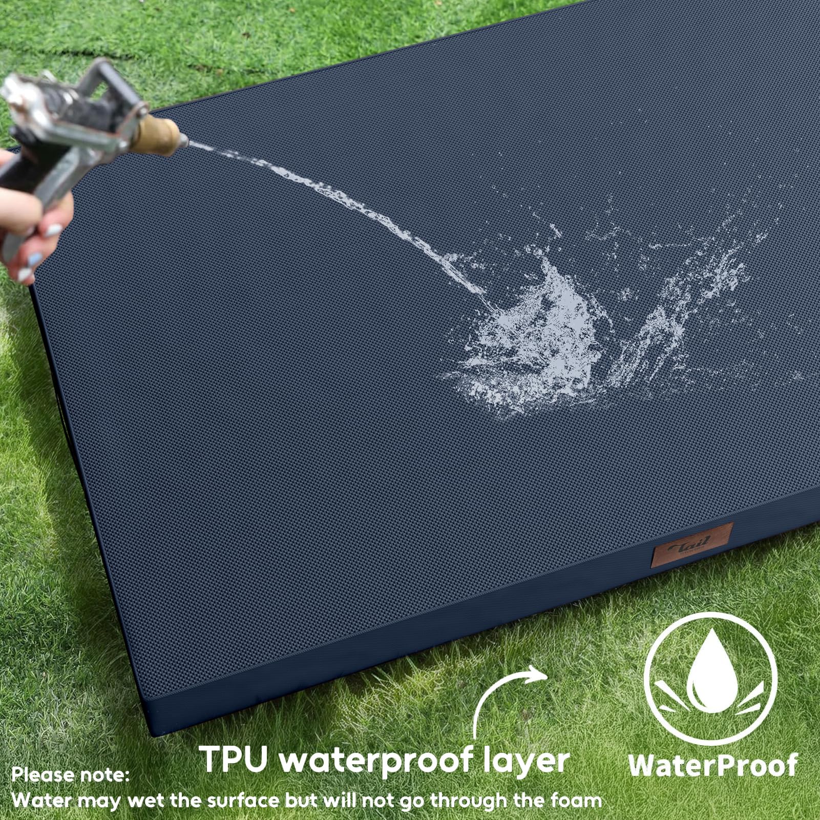 Tail Stories removable cover is machine washable for easy cleaning
