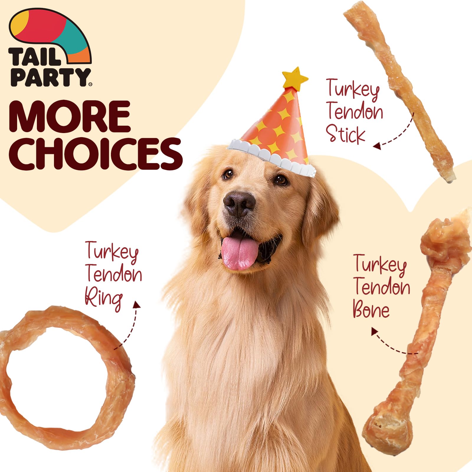 TailParty durable chews for strong chewers closeup