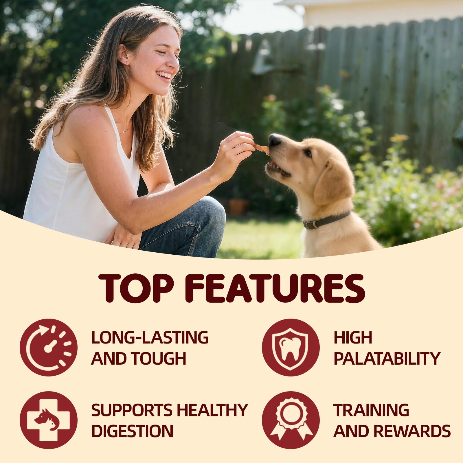 TailParty oral health closeup showing tartar abrasion benefits