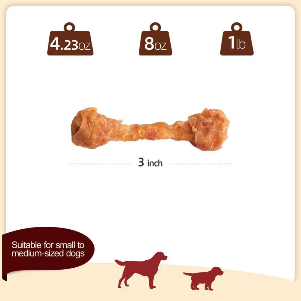 TailParty rawhide-free turkey tendon chew with natural ingredient focus