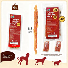 TailParty turkey tendons used as training treats for dogs.