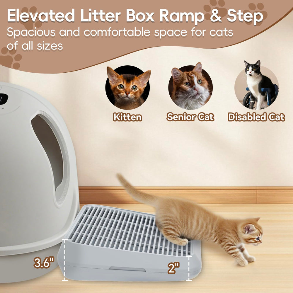 Tailryth dual-layer litter catcher mat reduces scatter and waste.