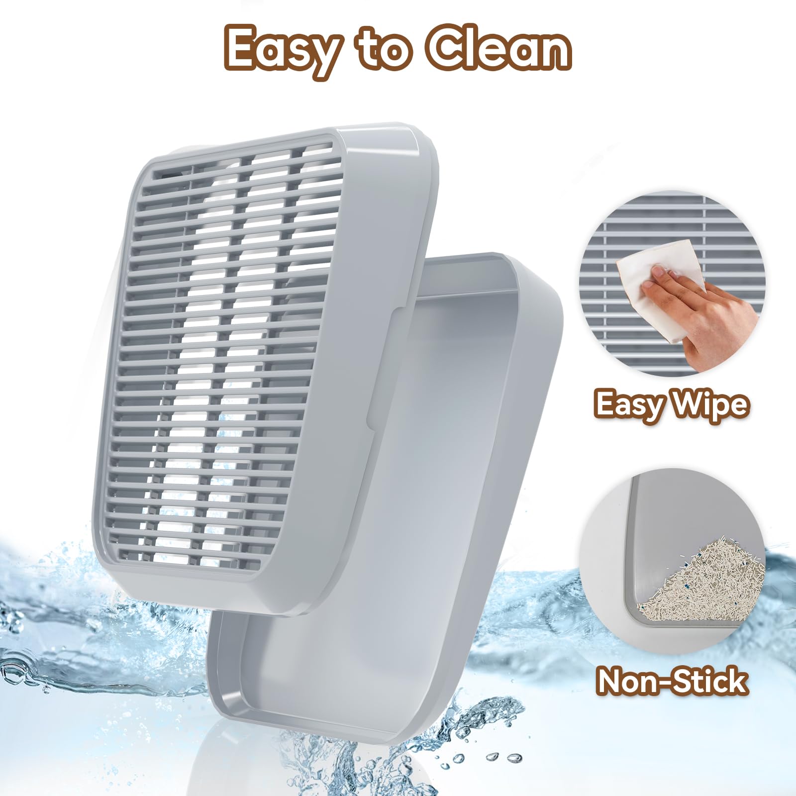 Tailryth universal fit works with most litter boxes, including automatic systems.