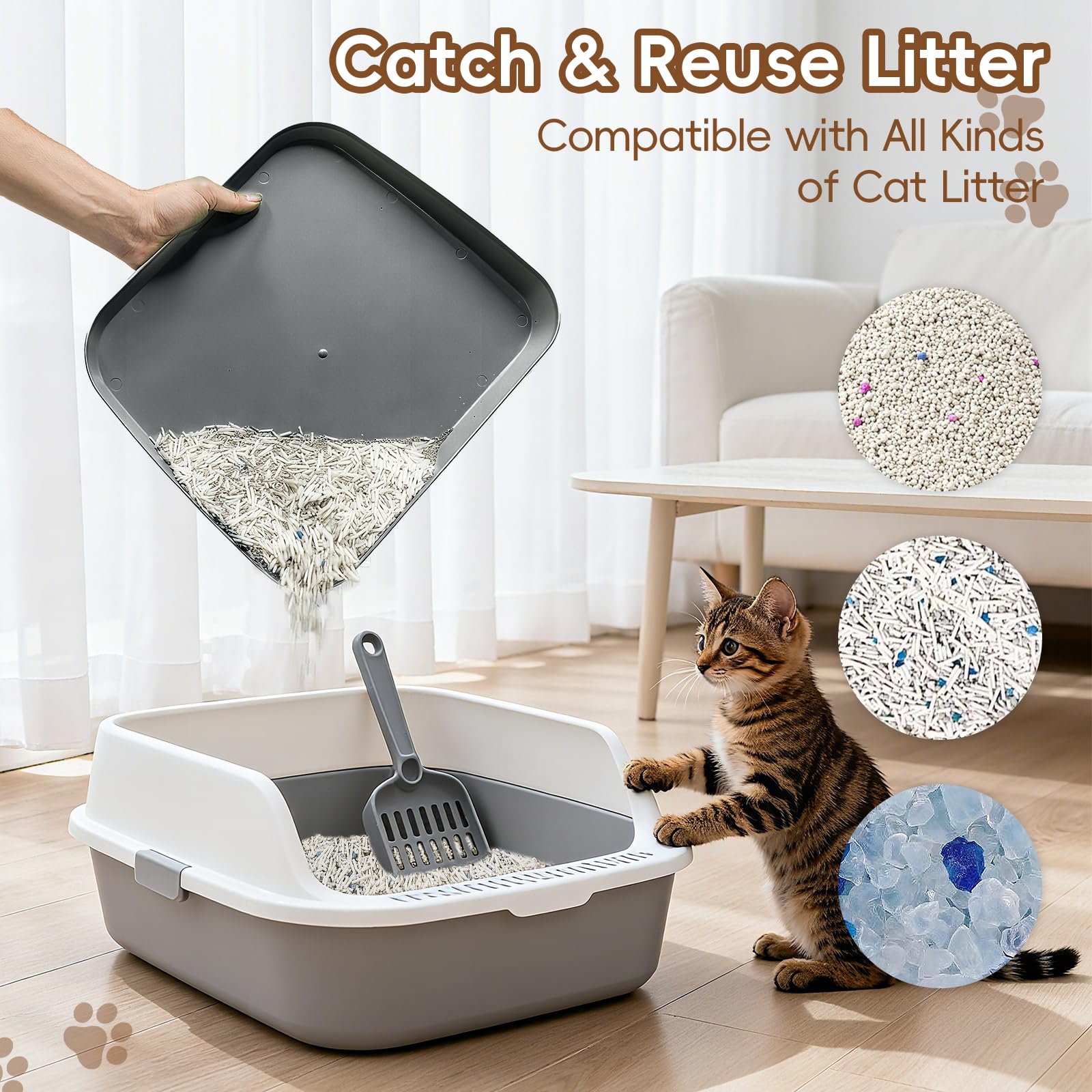 TAILRYTH washable litter mat for quick, reusable cleanups