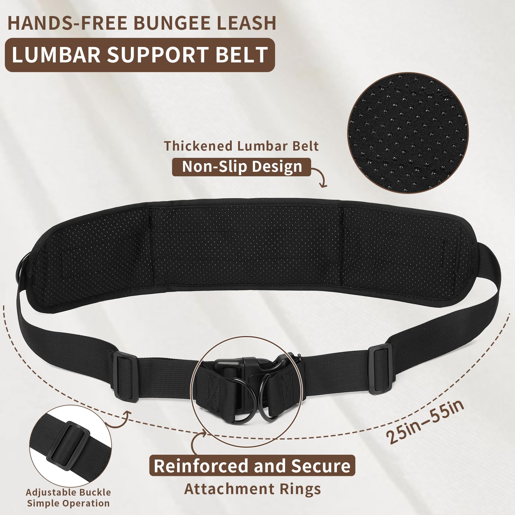 Tails & Tales dual handles provide precise control in crowded areas