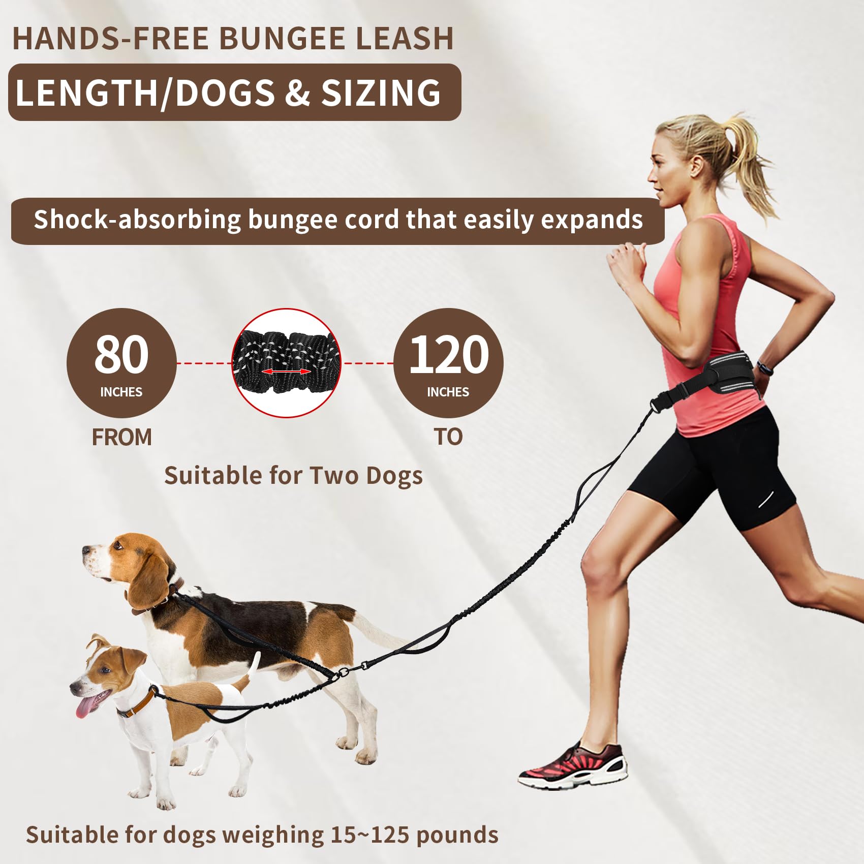 Tails & Tales lumbar-support waist strap offers stable, comfortable wear