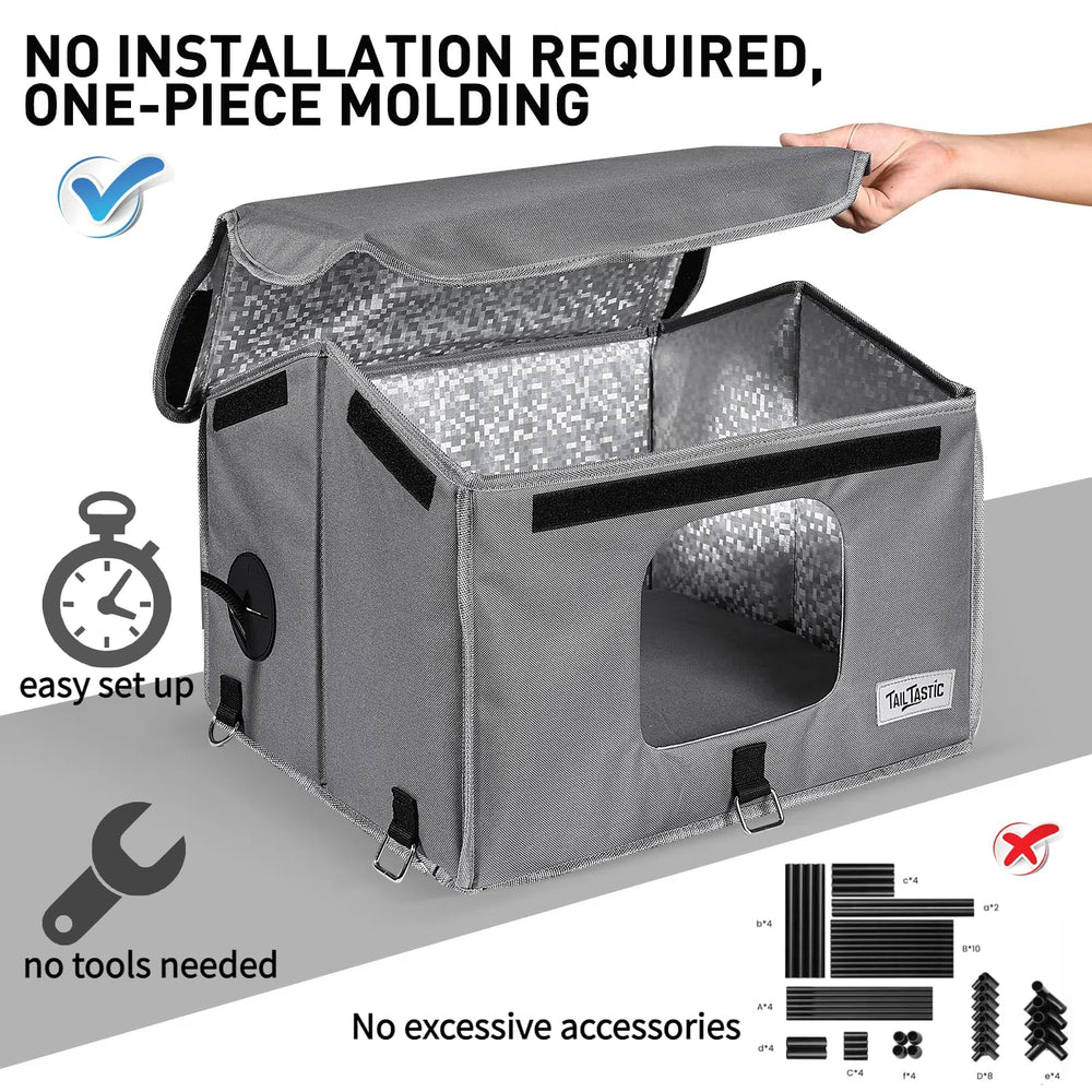 TailTastic ultra-warm foam insulation maintains interior warmth and dryness.