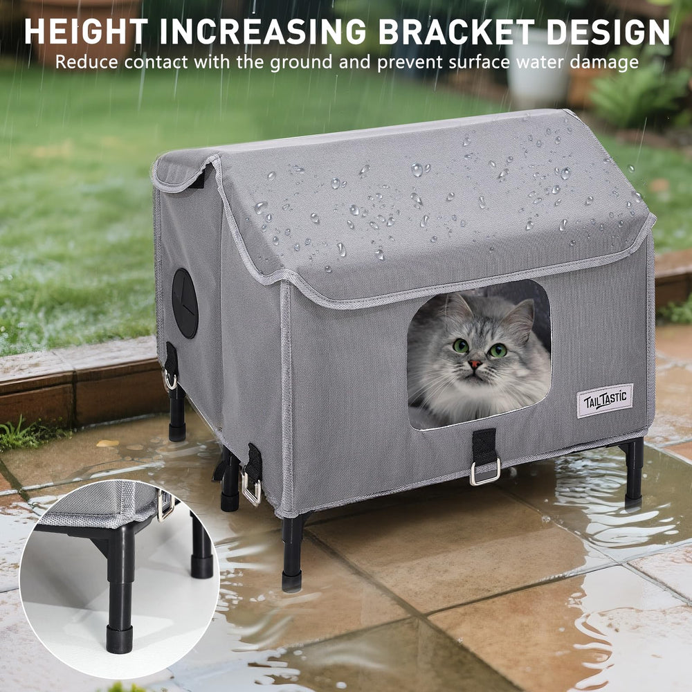 TailTastic multi-cat outdoor shelter is suitable for colonies.