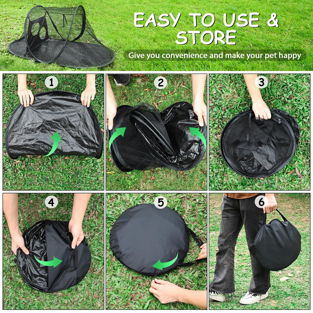 TailTastic outdoor cat tent easy entry and exit for pets