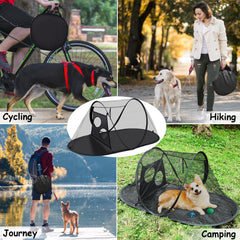 TailTastic outdoor cat tent portable carry bag for easy storage