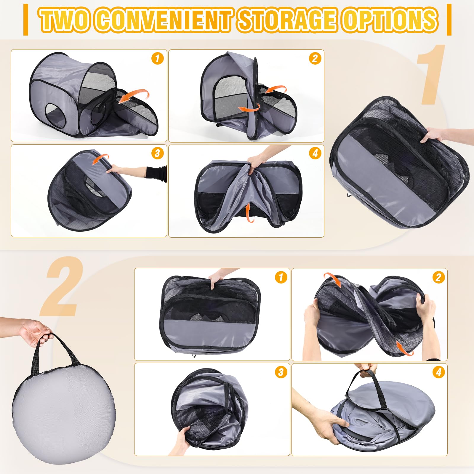 TailTastic durable cat tent suitable for travel and home