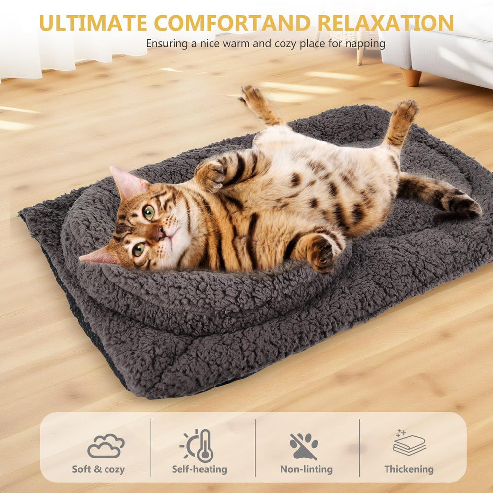 TailTastic cat bed mat is machine-washable for easy cleaning and quick refresh.