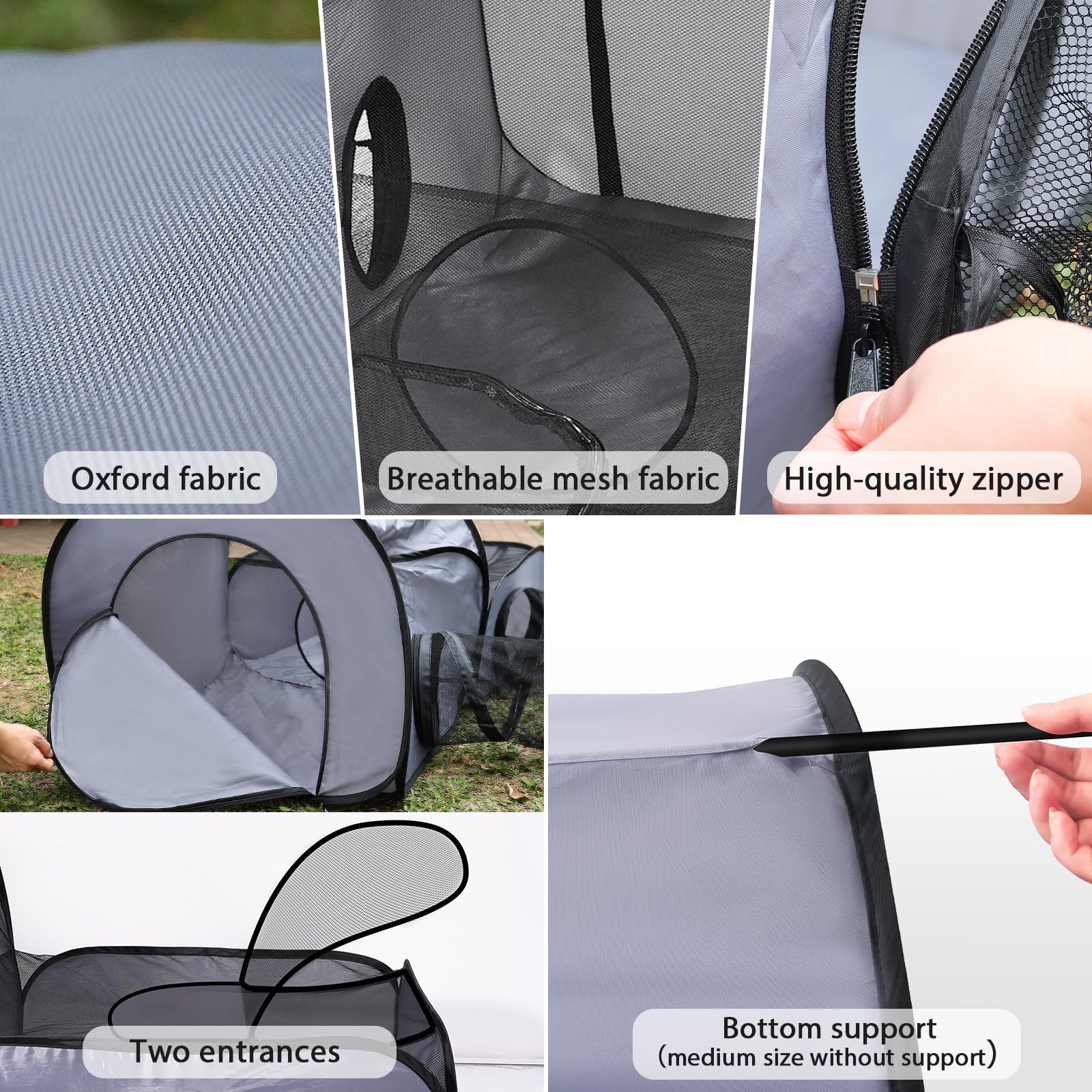 TailTastic two-size playpen option shown for a perfect pet fit.