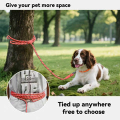 Tairro long dog training leash 10ft pink color for versatile everyday walks.