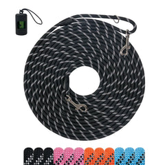 Tairro Long Dog Training Leash 6ft orange showcases durable nylon and a secure swivel hook.