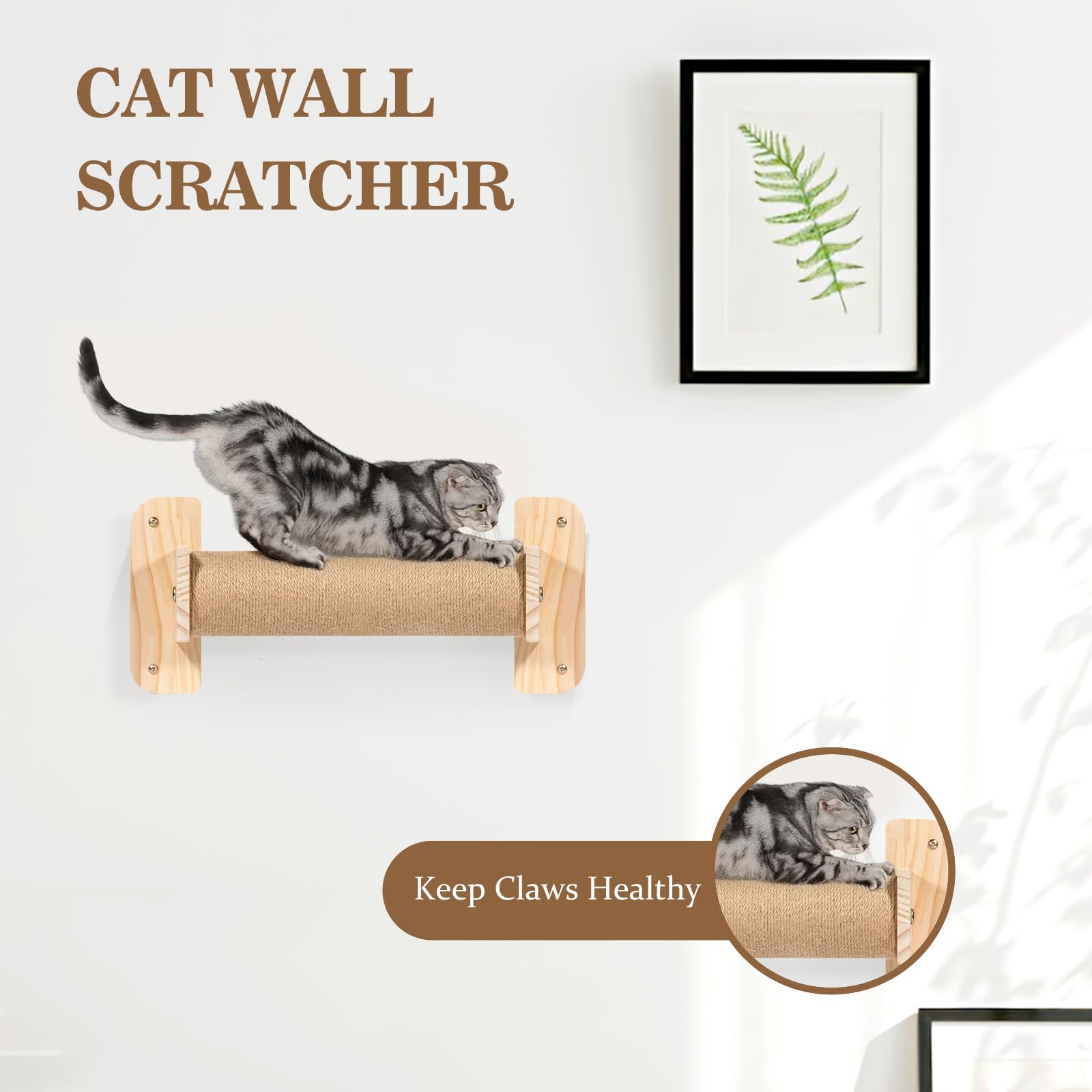 TAKEKIT cat wall hammock offers a cozy high perch with blanket.