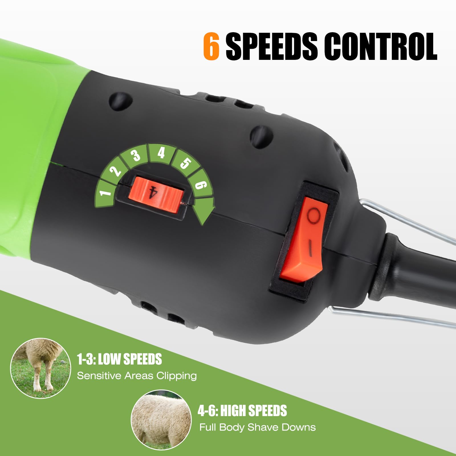 TAKEKIT Sheep Shears detachable blades simplify maintenance and quick blade swaps.