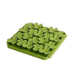 Tall Tails Clover Foraging Mat silicone surface enabling slow feeding.