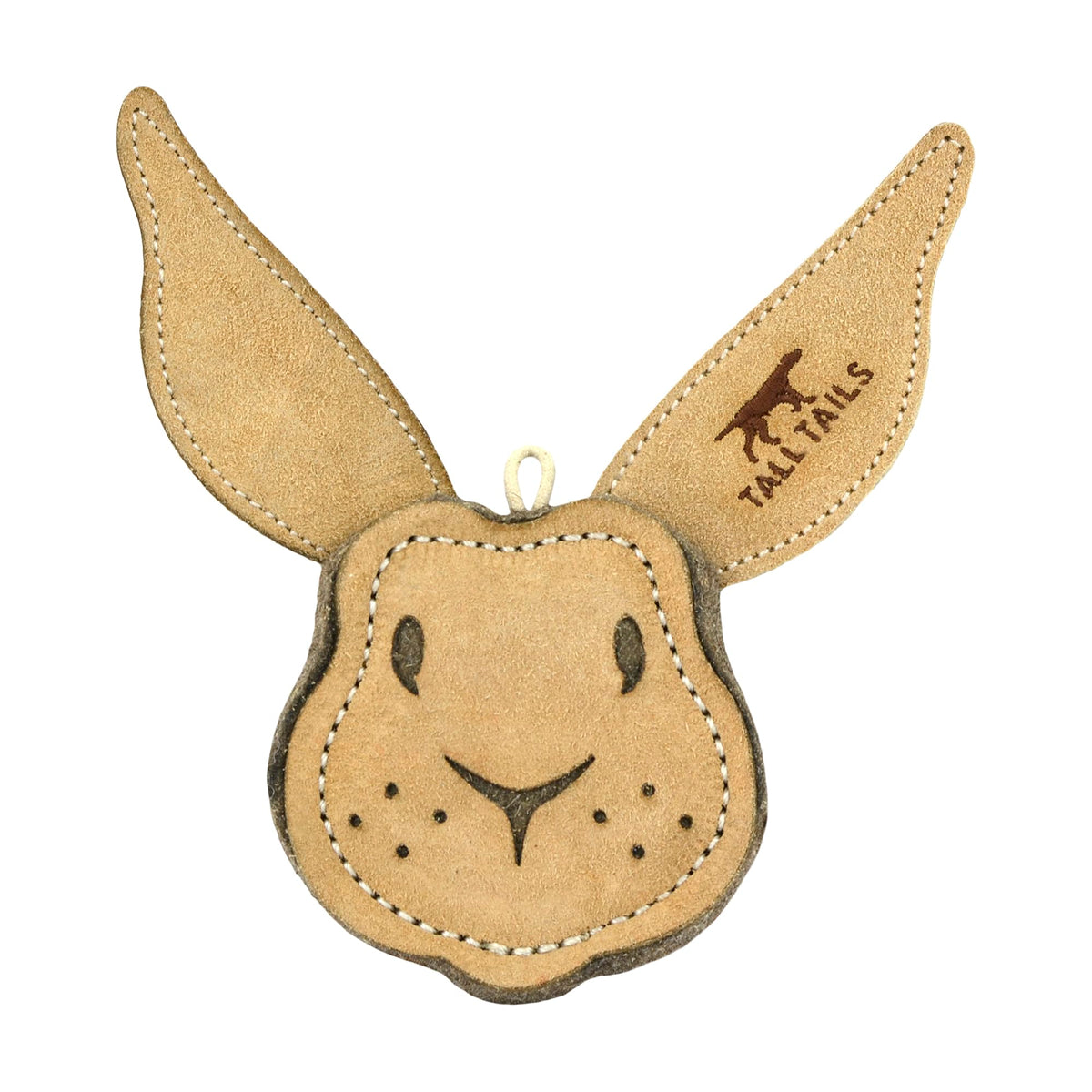 Tall Tails dog leather scrappy fetch toy for durable fetch sessions with small dogs.