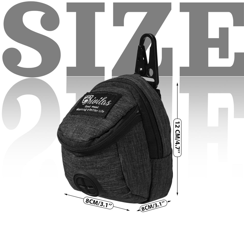 Talltalk poop bag holder dispenser clips securely to most leashes