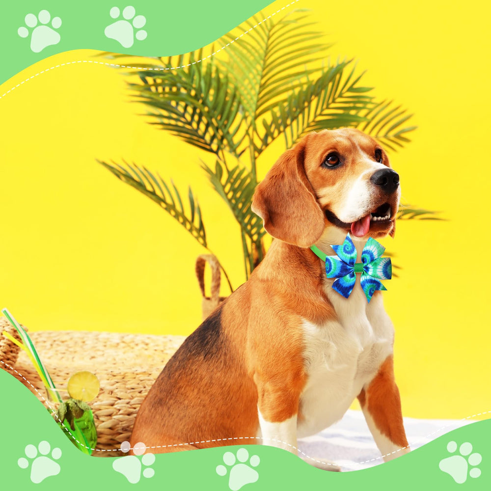Talltalk colorful bow ties enhance pet charm at parties and weddings.