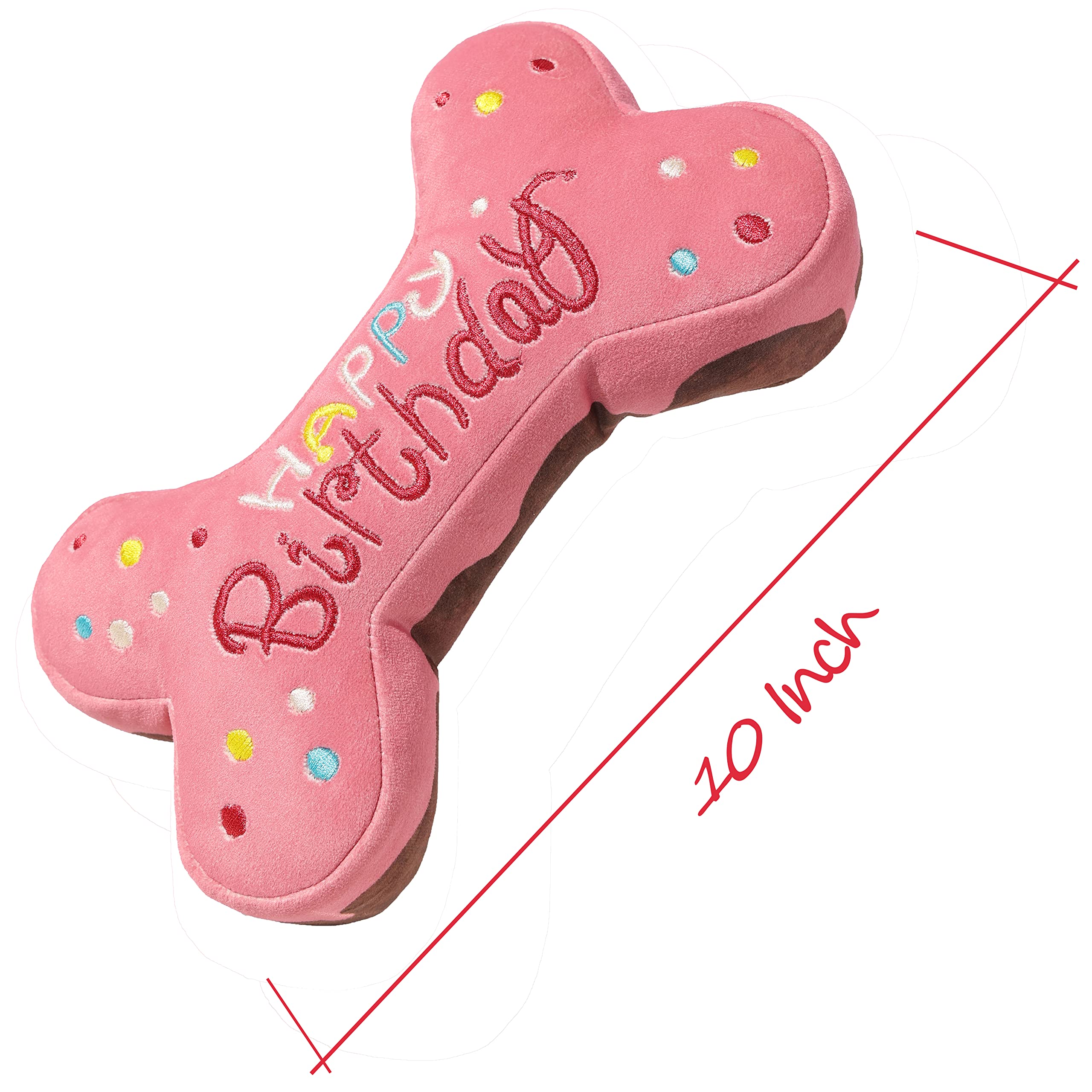 Tamu style dog birthday toy washable design simplifies cleaning after play