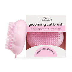 Tangle Teezer Cat Brush deshedding action smooths fur while protecting the undercoat.