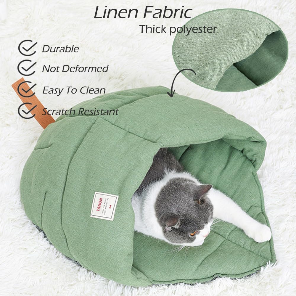 TANGN cat burrow cover design offers a snug hideaway and warmth
