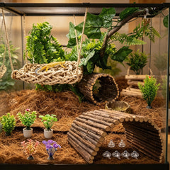 TankMatDecor bendable bridge provides climbing challenge and exploration space