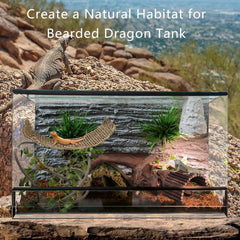 TankMatDecor flexible bridge enables climbing and exploration in the habitat.