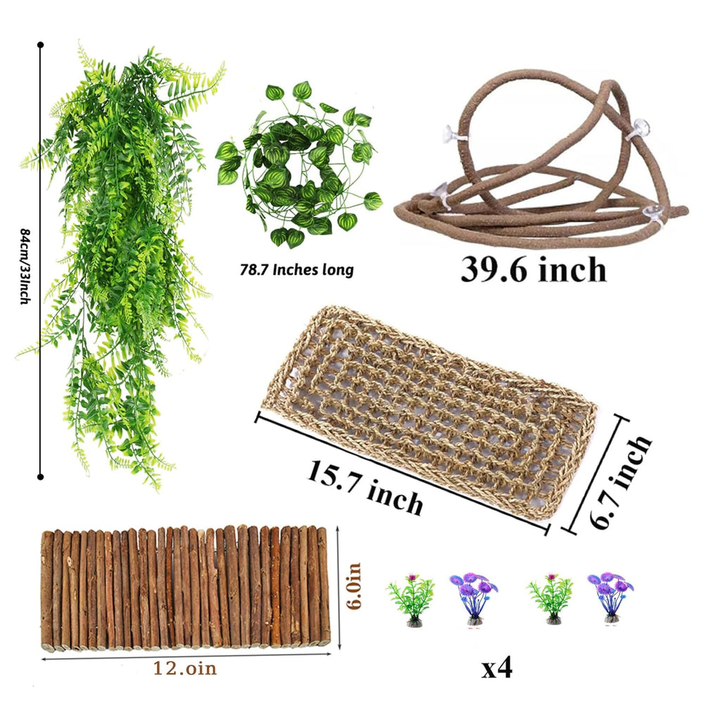 TankMatDecor stand plants B adds texture and hiding spots
