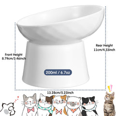Tanlade tilted design supports comfortable eating and neck alignment.